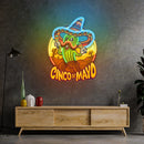 Cinco De Mayo Cactus LED Neon Sign Light Pop Art
