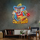 Cinco De Mayo Skull LED Neon Sign Light Pop Art