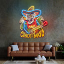 Cinco De Mayo Skull LED Neon Sign Light Pop Art