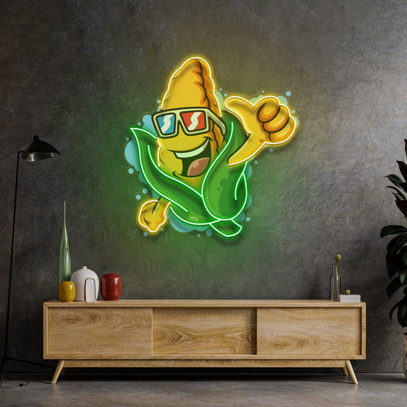 Cool Corn LED Neon Sign Light Pop Art