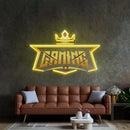 Crown Gamming LED Neon Sign Light Pop Art