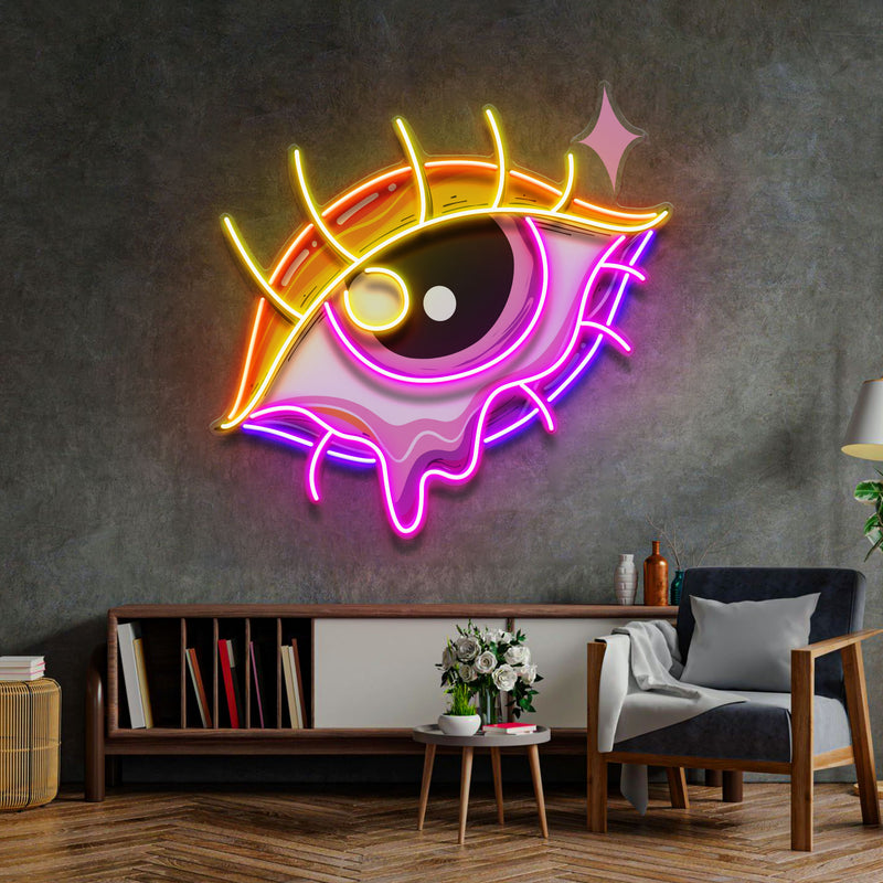 Crying With Pride LED Neon Sign Light Pop Art