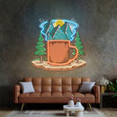 Cup of Nature LED Neon Sign Light Pop Art