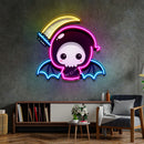 Cute Grim Reaper LED Neon Sign Light Pop Art