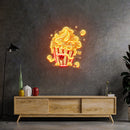 Cute Popcorn LED Neon Sign Light Pop Art