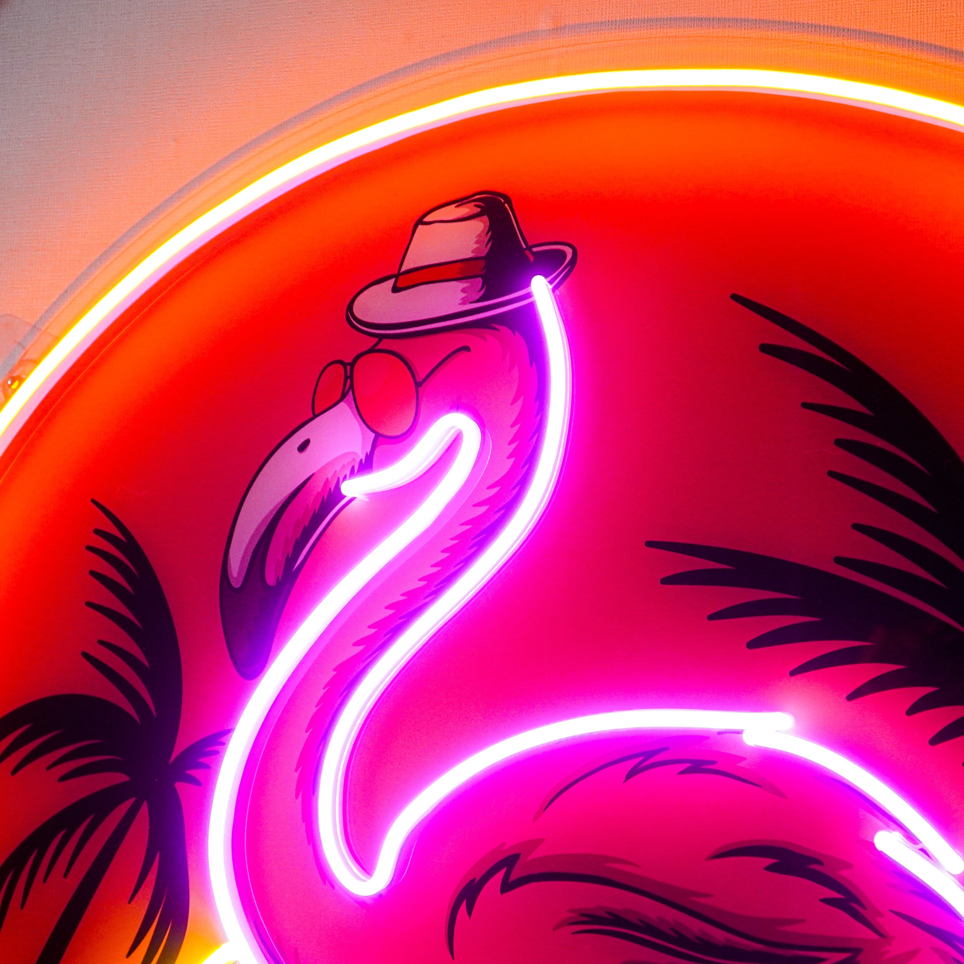 Flaming Summer LED Neon Sign Light Pop Art