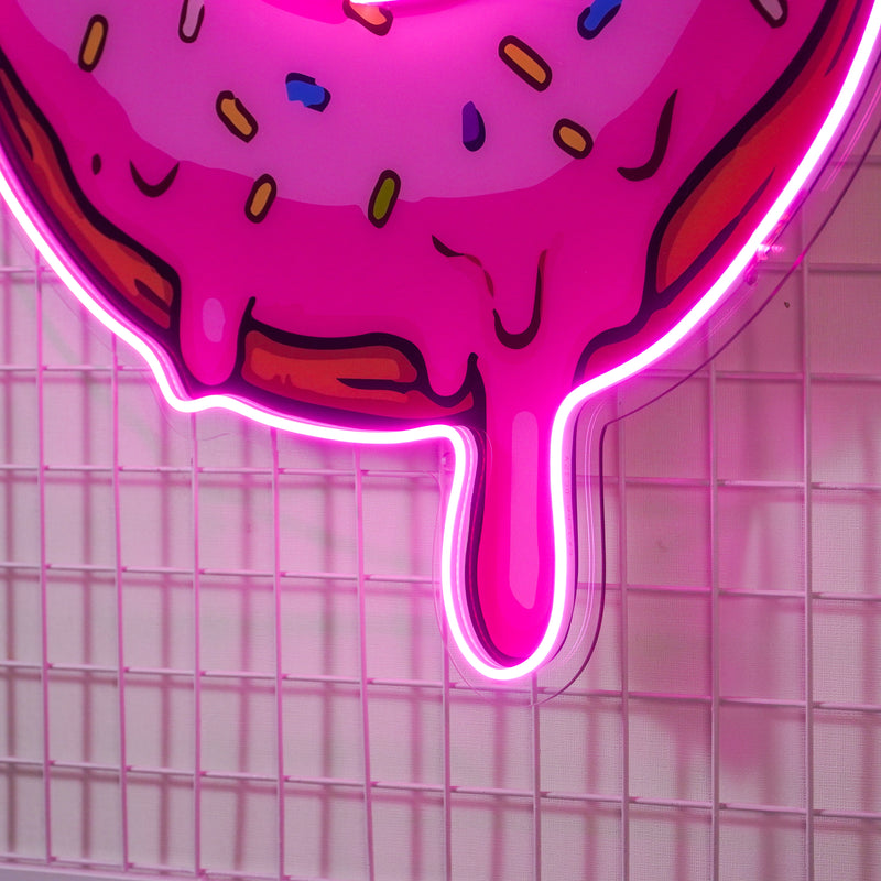 Donut Led Neon Acrylic Artwork