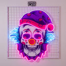 Clown Skull LED Neon Sign Light Pop Art