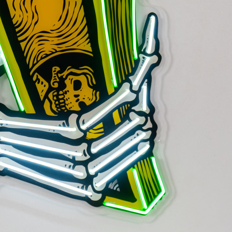 Money Hands Led Neon Acrylic Artwork