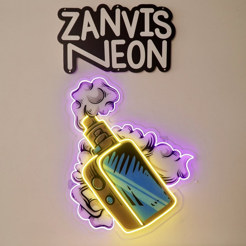 Bottle Bong LED Neon Sign Light Pop Art