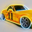 Japanese Old Drift Car LED Neon Sign Light Pop Art