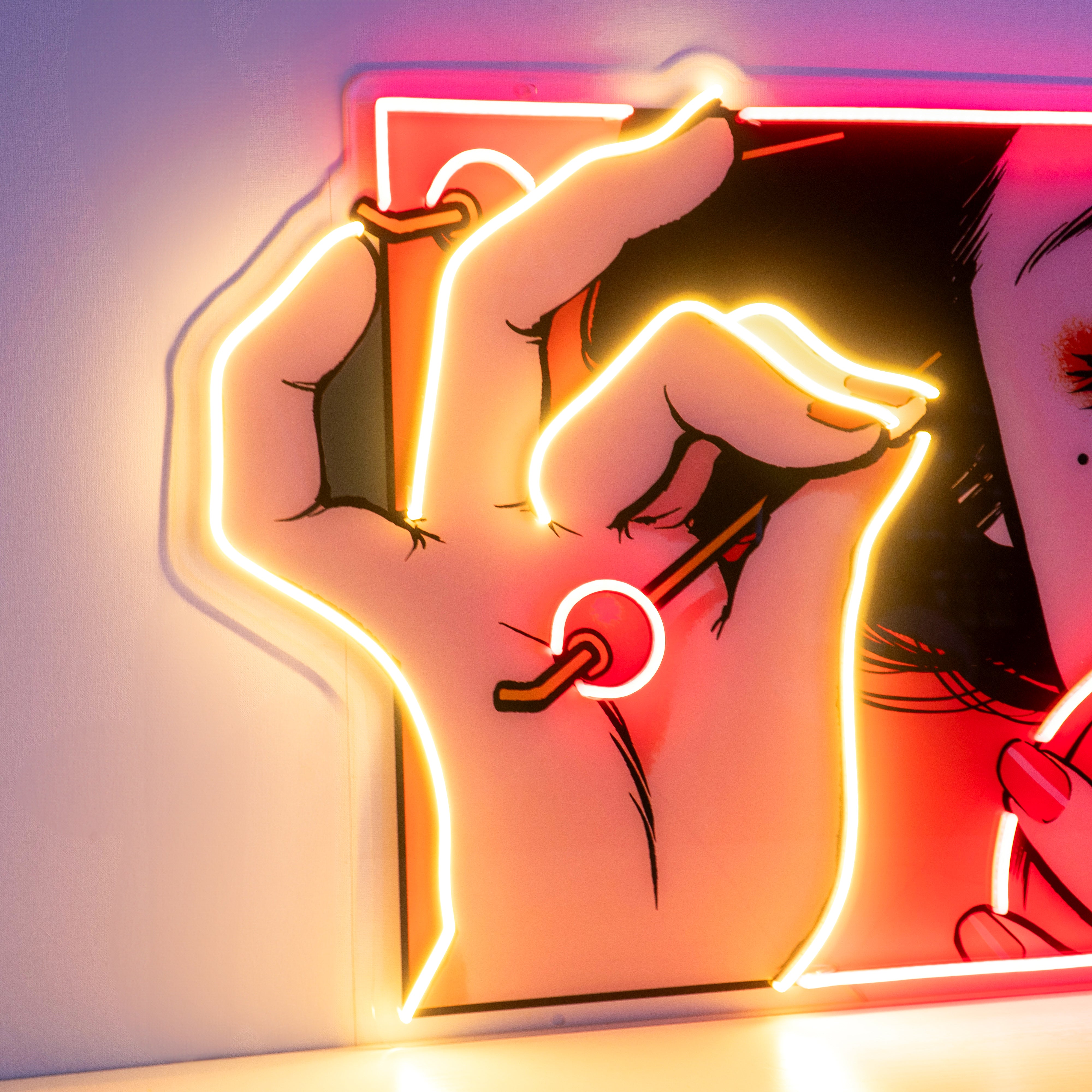 Geisha Girl LED Neon Sign Light Pop Art