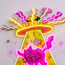 Adventurous Cat LED Neon Sign Light Pop Art