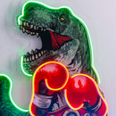 Jurassic Fighter LED Neon Sign Light Pop Art