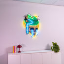 Mountain View Skull LED Neon Sign Light Pop Art