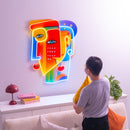 Two Colorful Women Portrait Abstract Art LED Neon Sign Light Pop Art