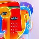 Two Colorful Women Portrait Abstract Art LED Neon Sign Light Pop Art