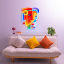 Two Colorful Women Portrait Abstract Art LED Neon Sign Light Pop Art