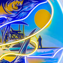 Blend with The Ocean Waves LED Neon Sign Light Pop Art