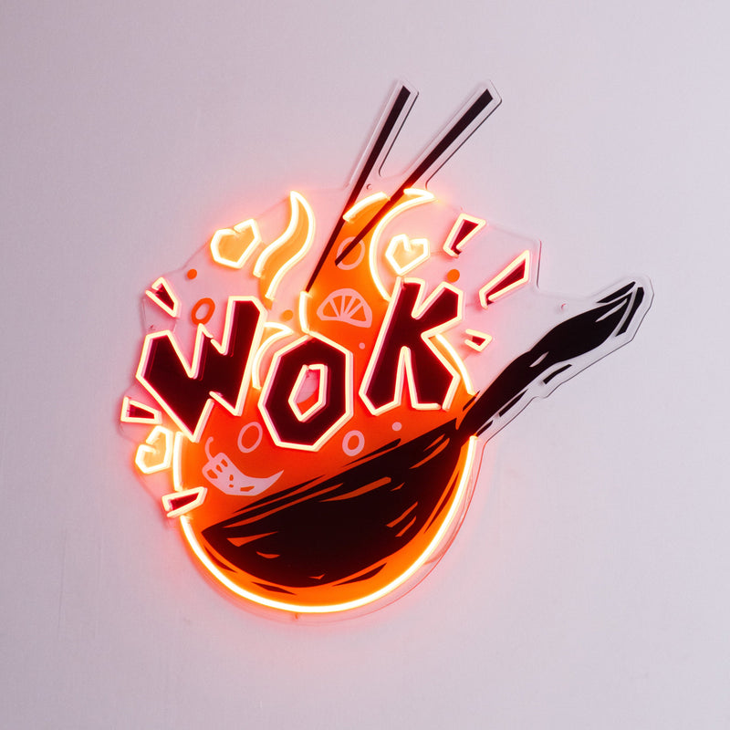 WOK Led Neon Acrylic Artwork