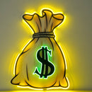 Money Bag Led Neon Acrylic Artwork