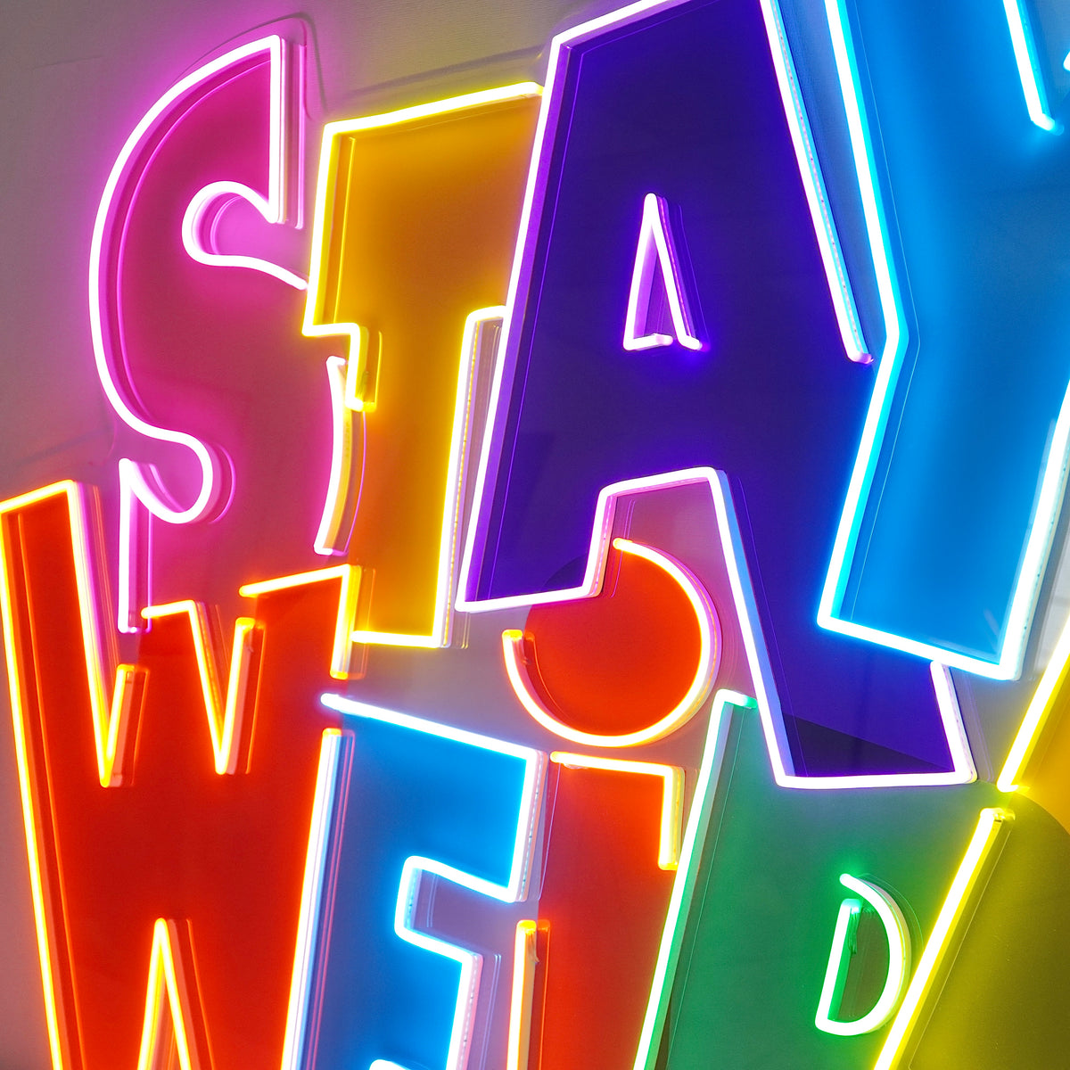 Stay Weird Neon Sign - Acrylic Artwork