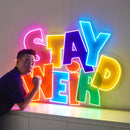 Stay Weird Led Neon Acrylic Artwork