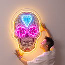 Decor Skull LED Neon Sign Light Pop Art