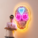 Decor Skull LED Neon Sign Light Pop Art