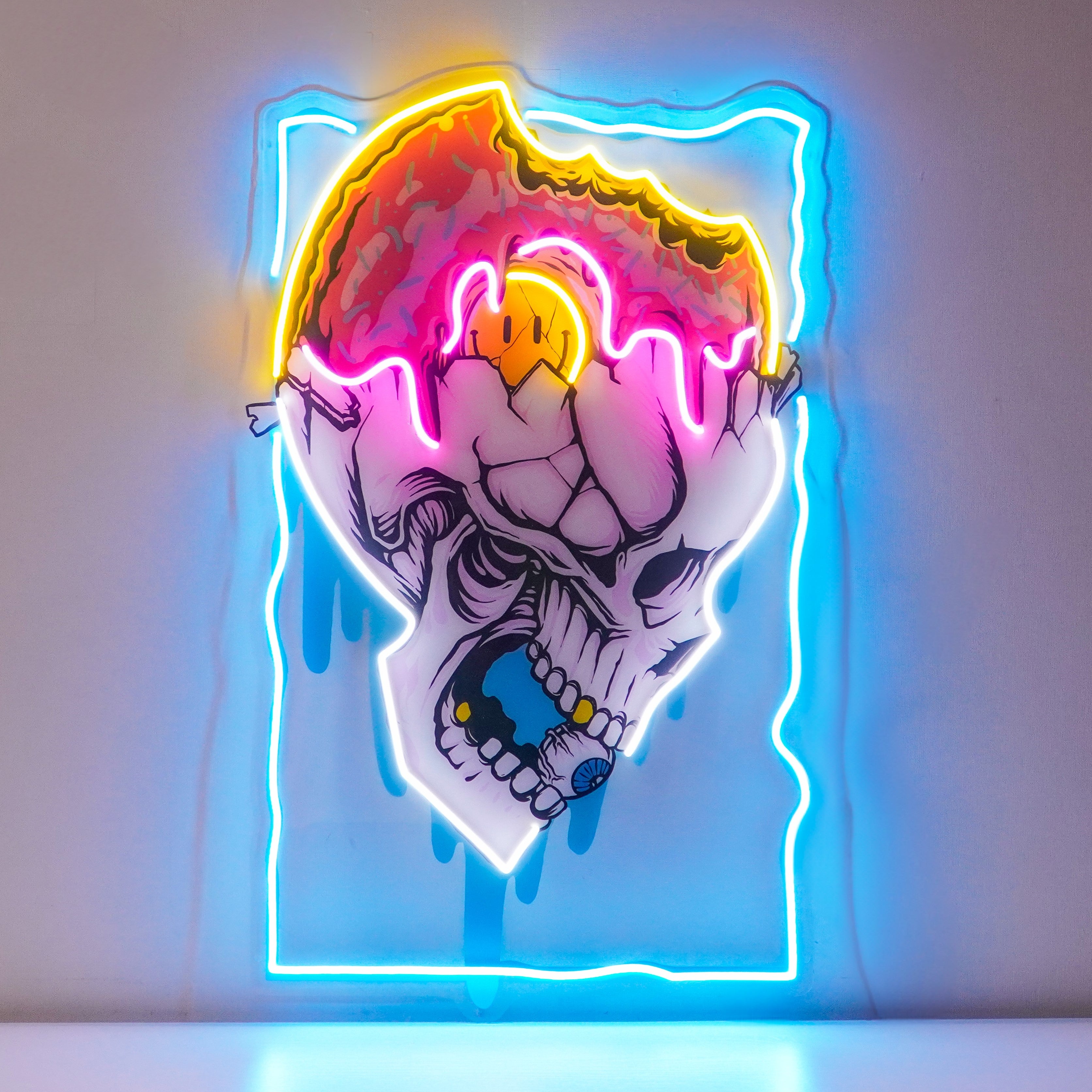 Feeling Skull LED Neon Sign Light Pop Art