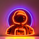 Astronaut Emblem Led Neon Acrylic Artwork