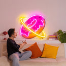 Doughnut Planet Led Neon Acrylic Artwork