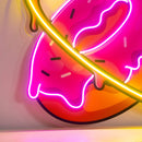 Doughnut Planet Led Neon Acrylic Artwork
