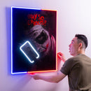 Joker Card Game Collapse Art LED Neon Sign Light Pop Art