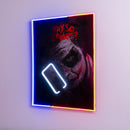 Joker Card Game Collapse Art LED Neon Sign Light Pop Art