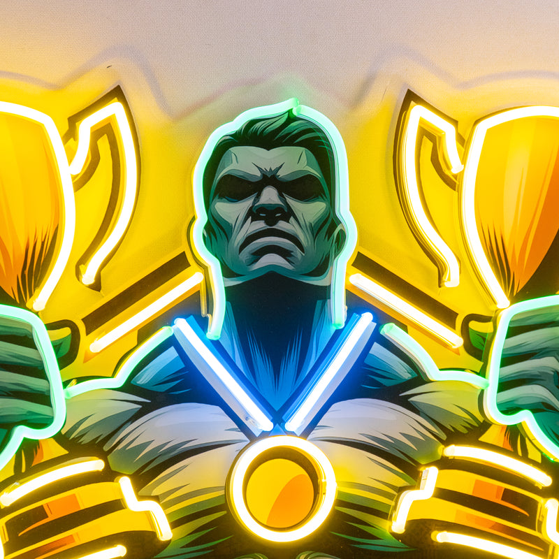 Hulk Champion LED Neon Sign Light Pop Art