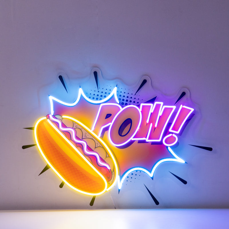 Hot Dog Led Neon Acrylic Artwork