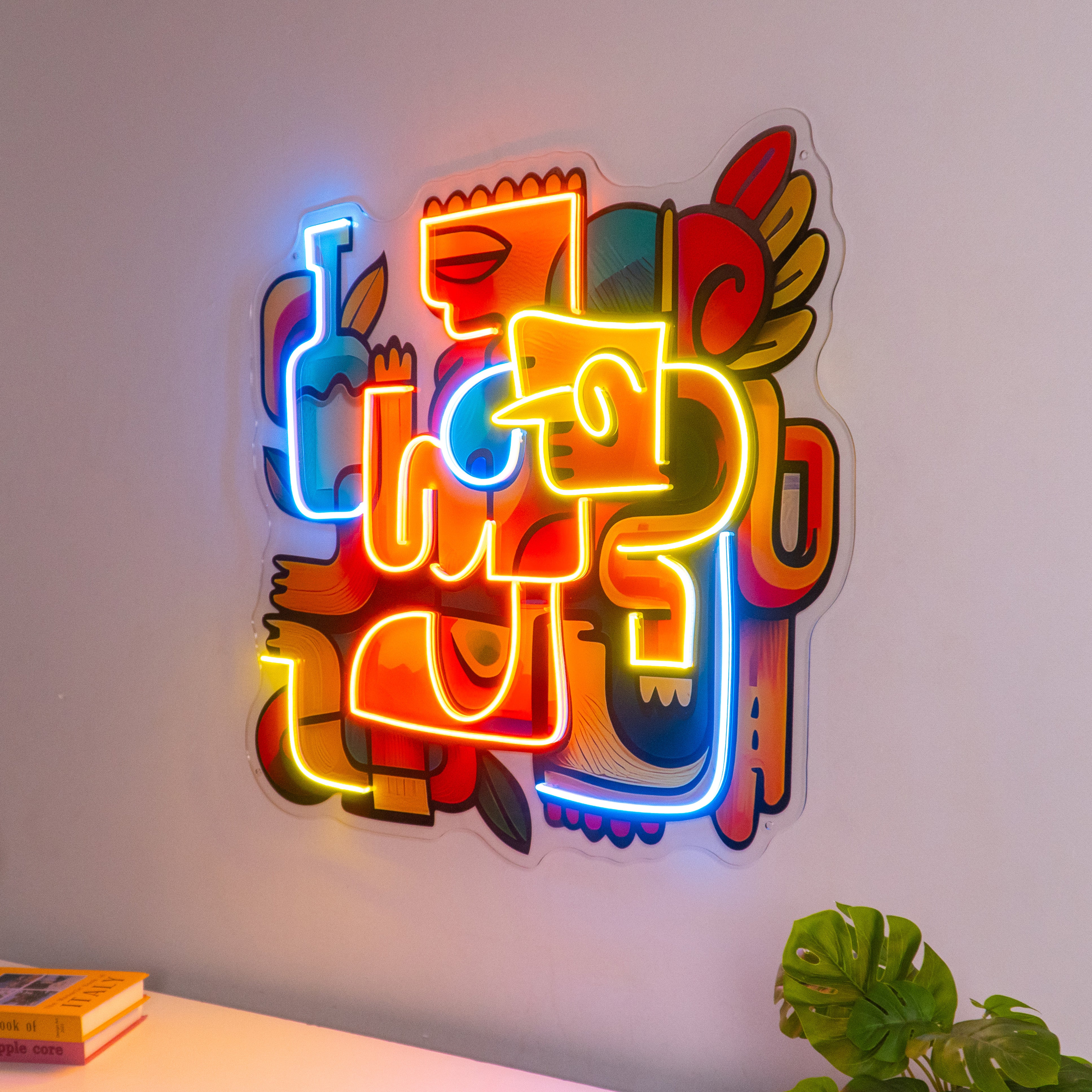 Impressive Festival Abstract Art LED Neon Sign Light Pop Art