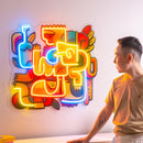 Impressive Festival Abstract Art LED Neon Sign Light Pop Art
