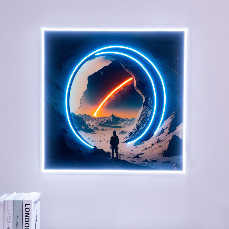 Astronaut Experiencing The Space LED Neon Sign Light Pop Art