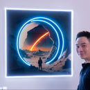 Astronaut Experiencing The Space LED Neon Sign Light Pop Art