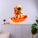 Astronaut on Hotdog Led Neon Acrylic Artwork