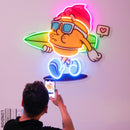 Ice Cream Trendy Retro LED Neon Sign Light Pop Art