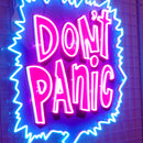 Don't Panic Led Neon Acrylic Artwork