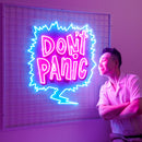 Don't Panic Led Neon Acrylic Artwork