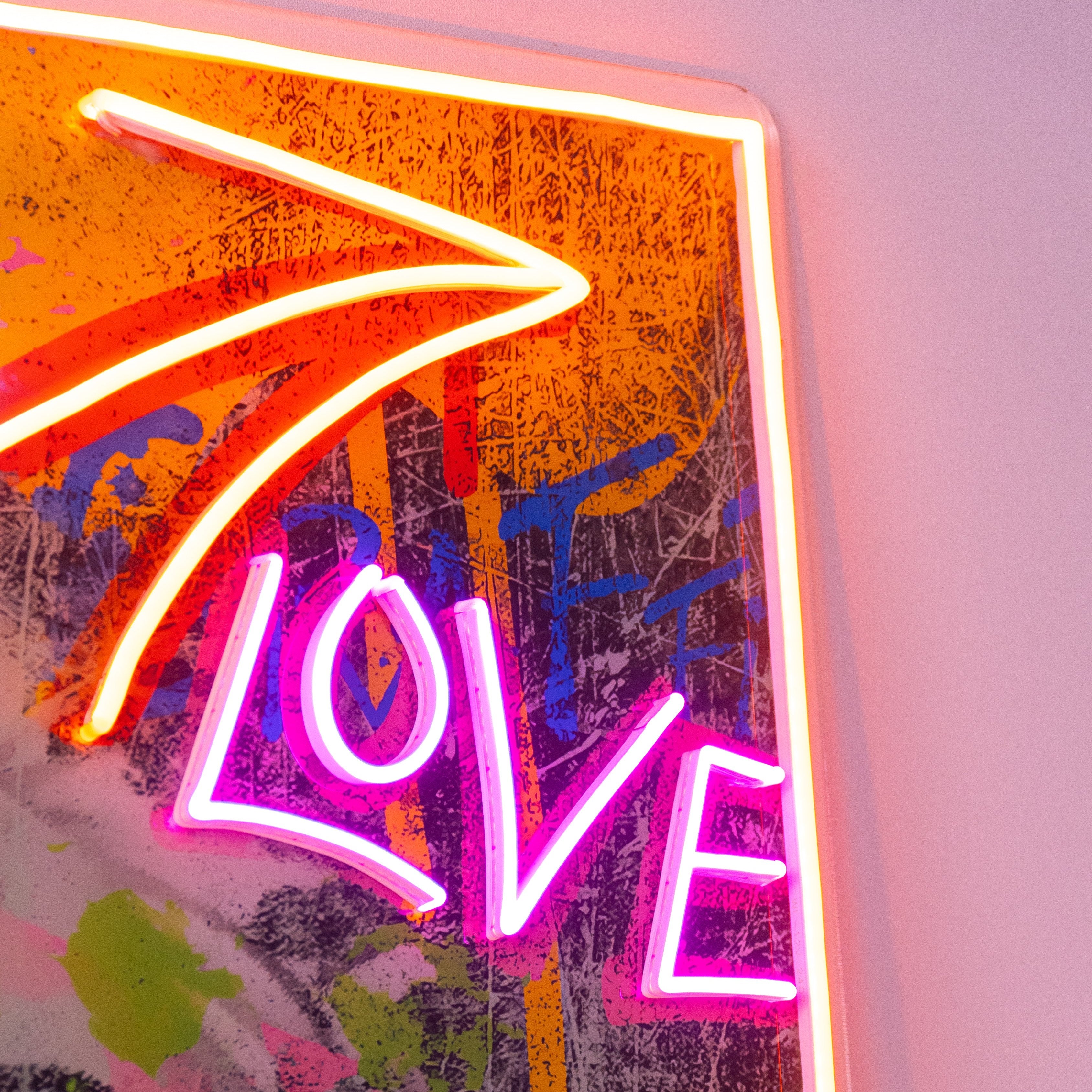 Fantastic Love Collapse Art LED Neon Sign Light Pop Art