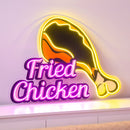 Fried Chicken Led Neon Acrylic Artwork