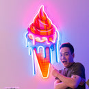 Sweet Ice Cream LED Neon Sign Light Pop Art