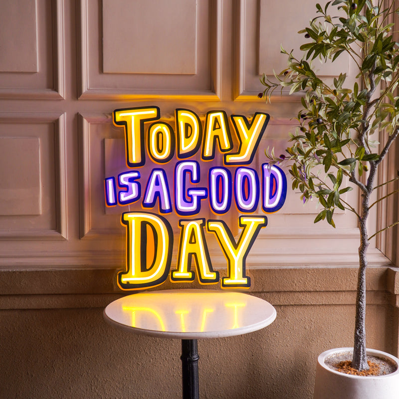 Today Is A Good Day Led Neon Acrylic Artwork