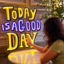 Today Is A Good Day Led Neon Acrylic Artwork